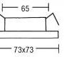 Светильник  потолочный врезной Brumberg recessed spots for furnitures - 2359.07