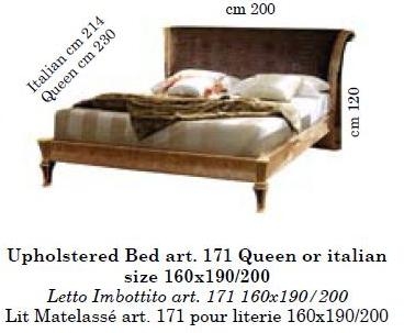 Кровать двуспальная Arredo Classic Rossini - 171 - 160 x 190