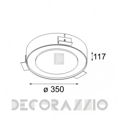 Светильник  потолочный врезной Modular Downut﻿ - 11030109