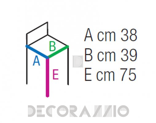 Стул барный Contral 326 BL - 326 BL