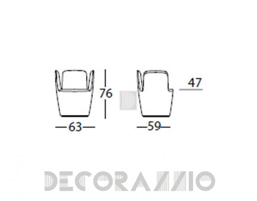 Кресло Arflex 11569 brown - 11569 brown