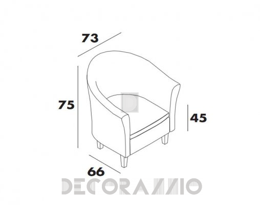 Кресло Target Point PT501 6608 - PT501 6608