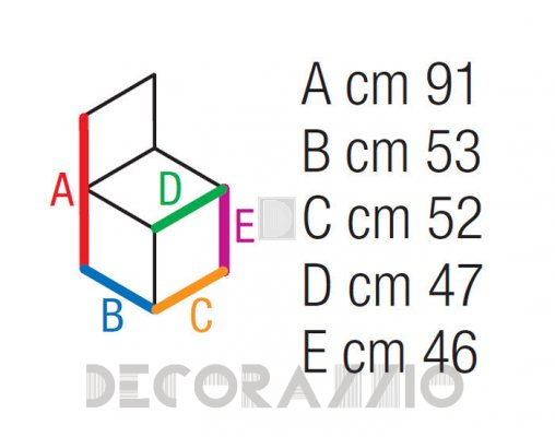 Стул Contral 300 - 300 BL