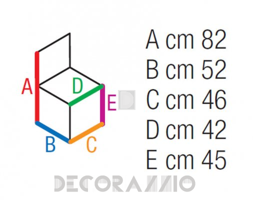 Стул Contral 404 18 wengè - 404 18 wengè