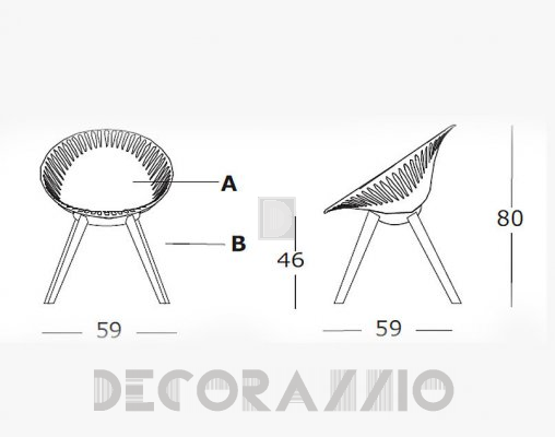 Стул Casprini AZHAR - AZHAR wood 1