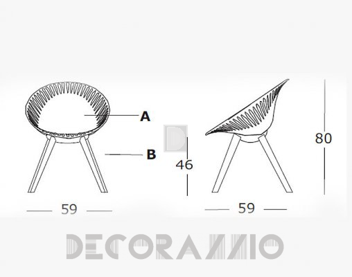 Стул Casprini AZHAR - AZHAR wood 2