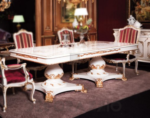 Обеденный стол Cantaluppi Ermitage white Tavolo - Ermitage white Tavolo