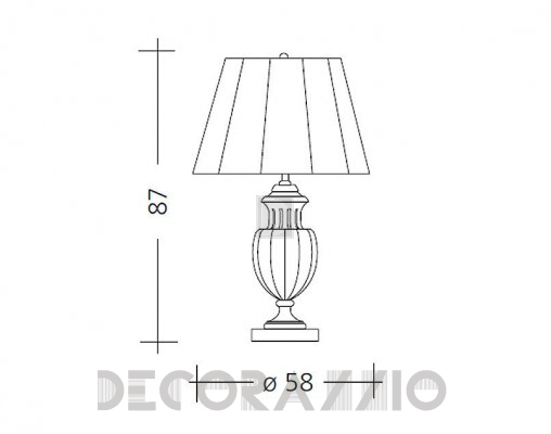 Светильник  настольный (Настольная лампа) Baga Patrizia Garganti CM. 546 - CM. 546