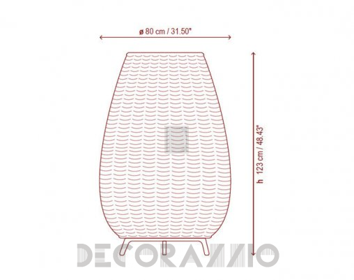 Светильник  напольный (Торшер) Bover AMPHORA - AMPHORA 02 0233003