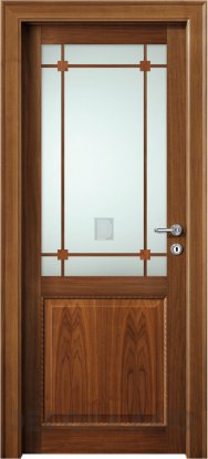 Двери межкомнатные распашные Barausse Tiziano - Tiziano  15VBRG2