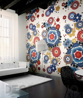 Настенная плитка Bisazza Decorations In Artistic Technique - Decoration-Mosaic-BLOEM