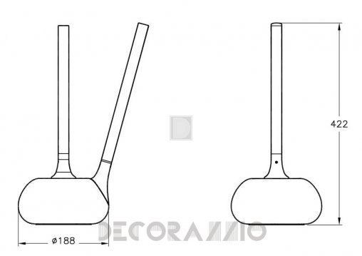 Держатель туалетной щётки Vitra Bathroom Istanbul - 48007