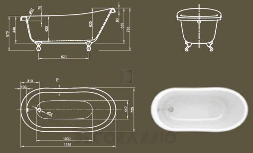 Акриловая ванна Knief & CO AQUA PLUS - 0100-064