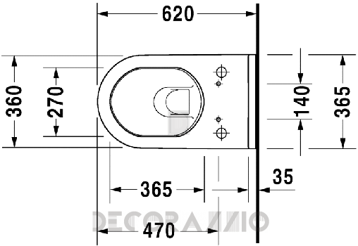 Унитаз Duravit Starck III - 222659