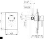 Смеситель для душа Nicolazzi Antelao - 3806CR