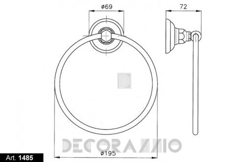 Держатель для полотенец Nicolazzi Classic - 1485