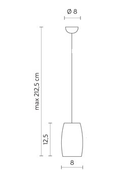 Светильник  потолочный подвесной (Люстра) Karman Morfema - SE126 1B INT