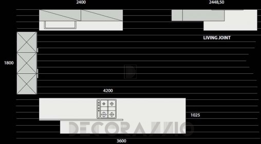 Комплект в кухню Aran Cucine Bella - ACB04BW