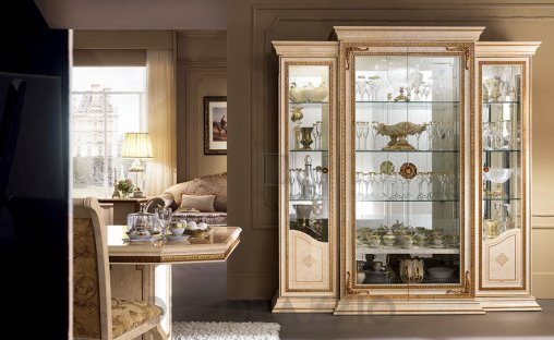 Витрина Arredo Classic Leonardo - Leonardo 4/Doors Glass Cabinet