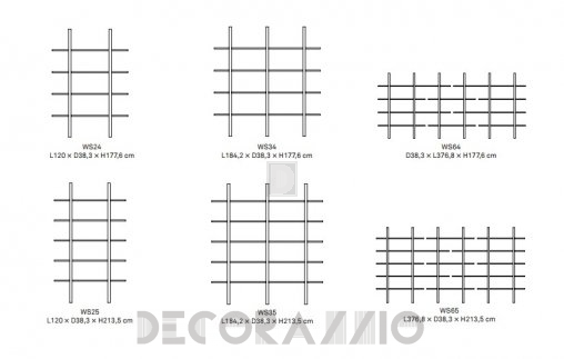 Стеллаж HAY The Wooden Shelf - hay-ws64