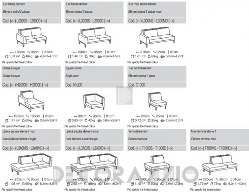 Диван модульный Ditre Miller - Miller_sofa