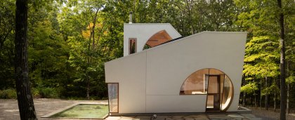 Геометрический дом в штате Нью-Йорк. Эко-решение от Steven Holl Architects