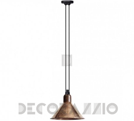 Светильник  потолочный подвесной (Люстра) Lampe Gras Classic Lamps - 322BL-RAW-COP CONIC-L