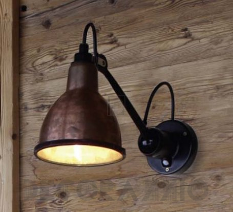 Светильник уличный настенный накладной (Бра) Lampe Gras XL Outdoor Lamps - 304-XL BL-RAW-COP ROUND-XL