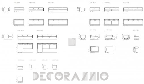 Диван Flexform Edmond - edmond-15Z03-1