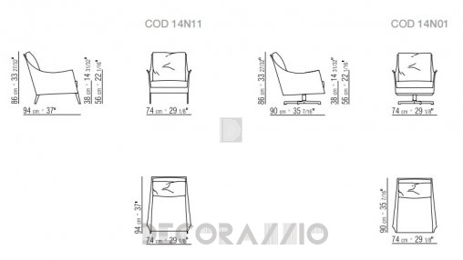 Кресло Flexform Boss - 14N01