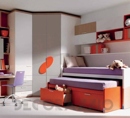 Комплект в детскую Doimo Cityline Bedrooms - composizione-955