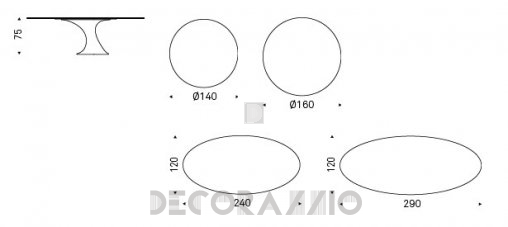 Обеденный стол Cattelan Italia Reef - reef-240