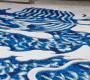 Ковер GAN Chain Stitch - blue_china_rug_white