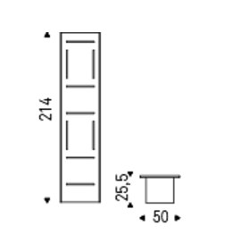 Cattelan Italia Fifty Модульная система хранения - fifty-bookcase