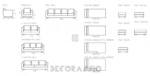 Диван Asnaghi Penthouse - caccia-sofa