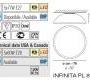 Светильник  потолочный накладной (Светильник потолочный) Vistosi Infinita - infinita-pl-80