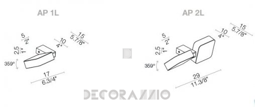 Светильник  настенный  (Светильник) Light4 Aluled - square AP 1L