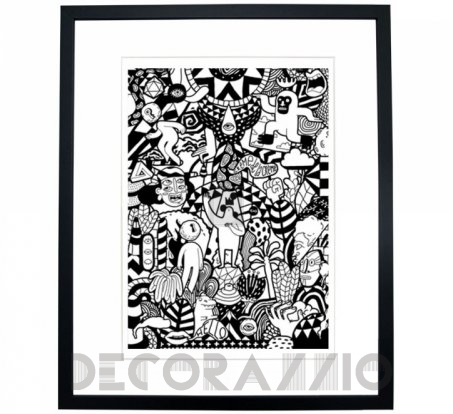 Картина Mambo Unlimited Ideas Illustration - creme-de-la-creme-black