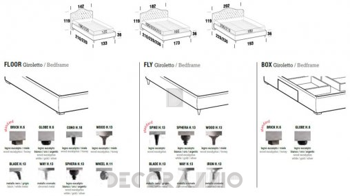 Кровать двуспальная Le Comfort Renoir - renoir_bed