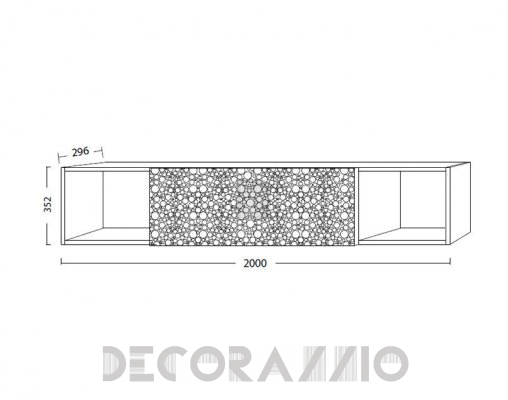 Полка навесная Lineas Taller NCEP200ALZAR - NCEP200ALZAR