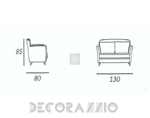 Диван Origgi Boheme - Boheme Divano 2 posti