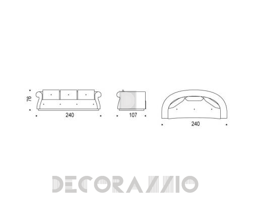 Диван Noir HARBOUR - HARBOUR