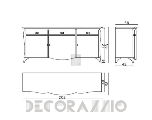 Буфет Carpanese 3052 - 3052