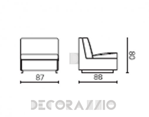 Кресло Bk Italia 117009 - 117009