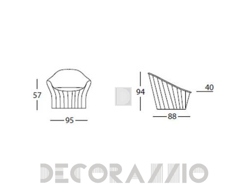 Кресло Arflex 11929 white - 11929 white