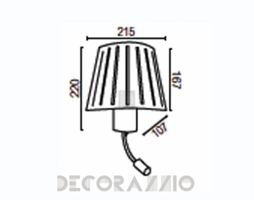 Светильник  настенный накладной (Бра) Faro 29962 - 29962