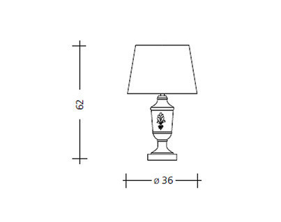 Светильник  настольный (Настольная лампа) Baga Patrizia Garganti CM. 376 - CM. 376