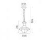 Светильник уличный потолочный подвесной (Уличный фонарь) Faro 71143 - 71143