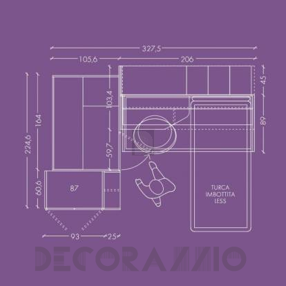 Комплект в детскую Clever Camerette a Soppalco - Cl46