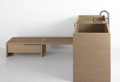 Деревянная ванна